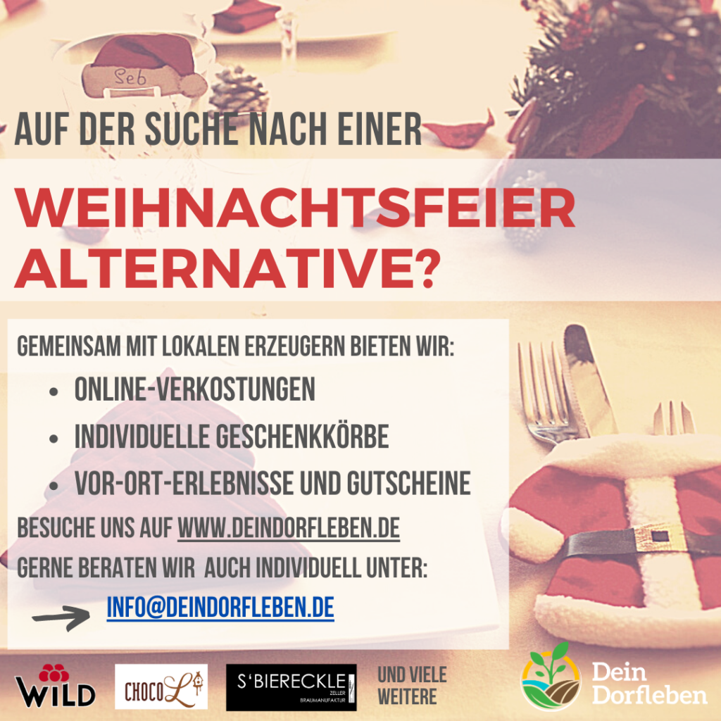 Weihnachtsfeier Alternative