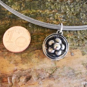 Anhänger Schwarzwälder Bollenhut Silber 925 14,3mm