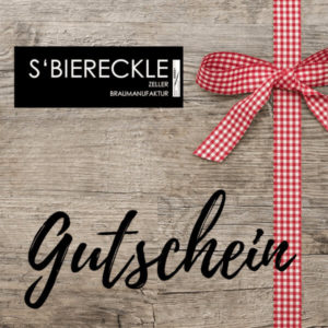 Gutschein Biereckle